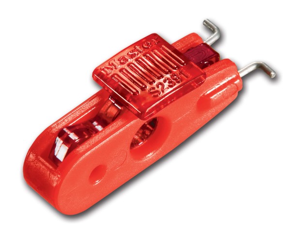 MASTER LOCK - MINI CIRCUIT BREAKER LOCKOUT WIDE RED 